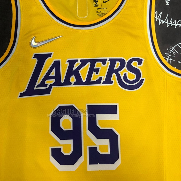 Maglia
 Juan Toscano-Anderson NO 95 Los Angeles Lakers Icon 75th Anniversary 2021-22 Giallo

